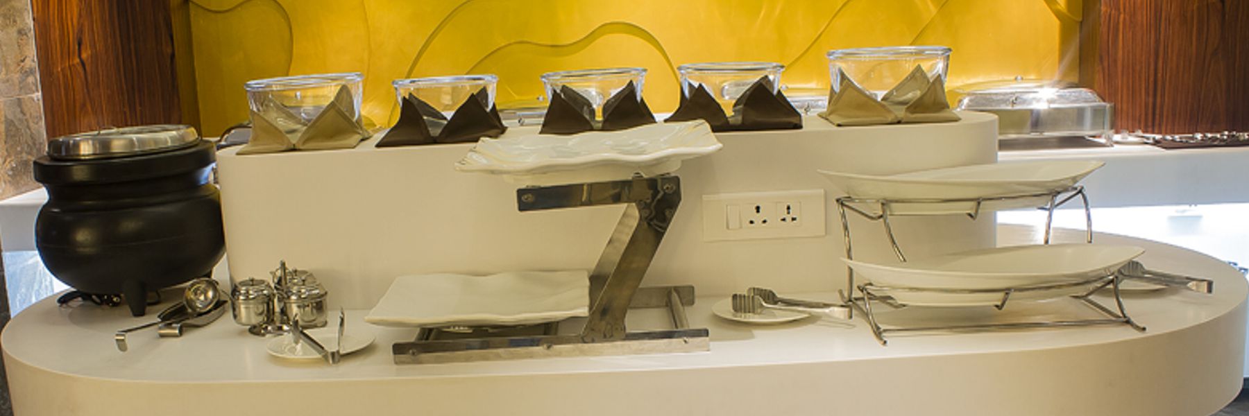 Buffet Counter of hotel regent grand